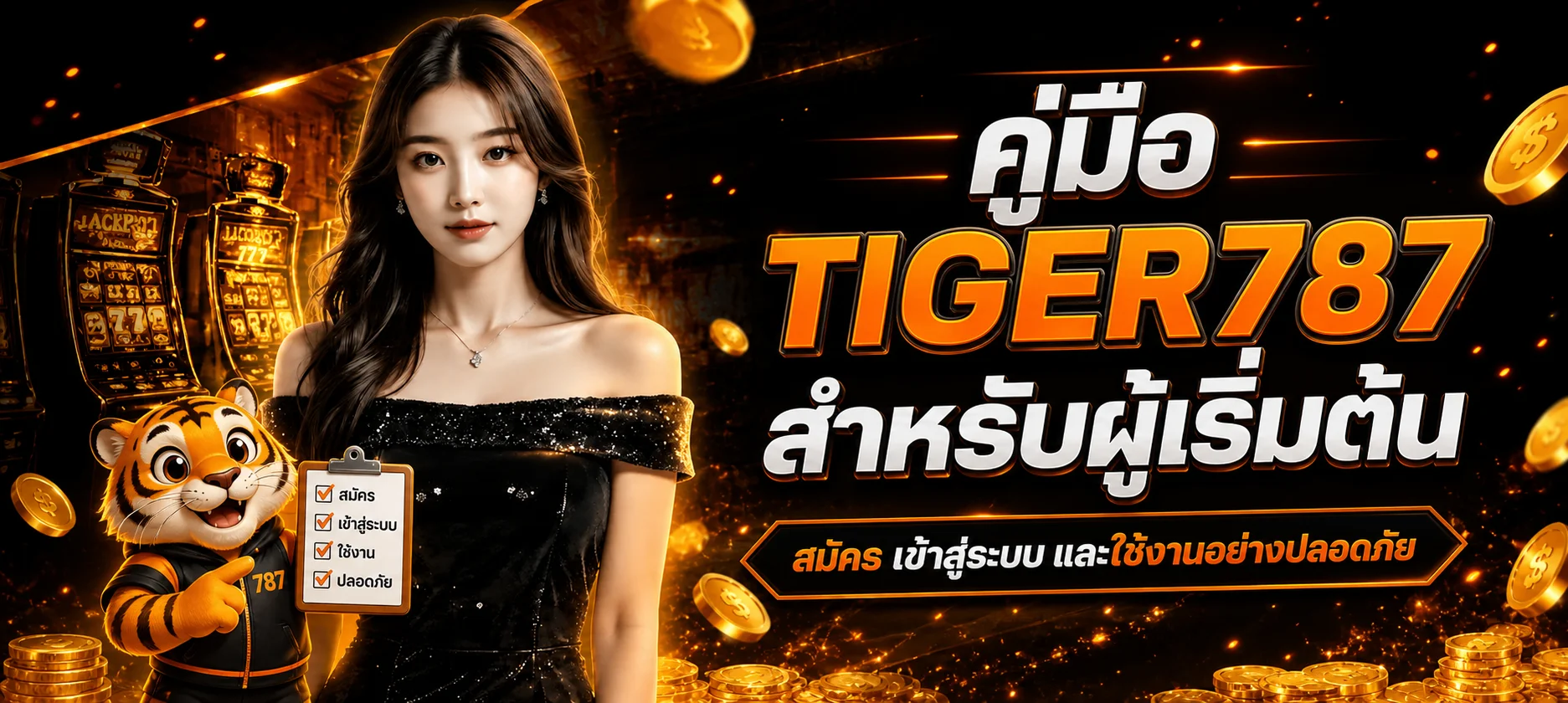 TIGER787 คู่มือสมัคร Login และใช้งานสำหรับมือใหม่